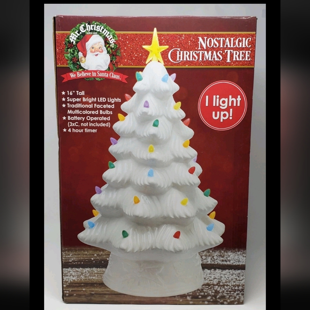 Mr. Christmas Illuminated Christmas Tree with Multicolored Lights